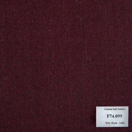 F74.099 Kevinlli V6 - Vải 70% Wool - Đỏ